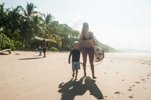 Family Surf Camps at Peaks 'n Swells, Costa Rica.